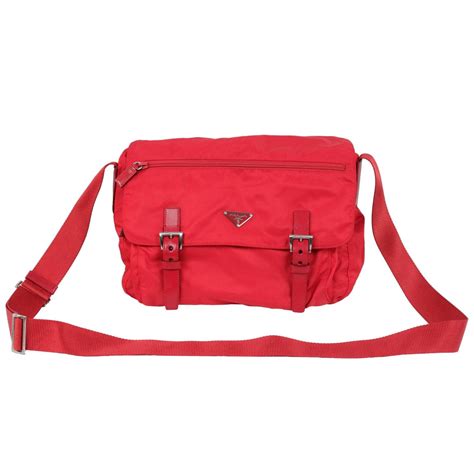 prada vela messenger tessuto nylon medium fuchsia|prada nylon handbags.